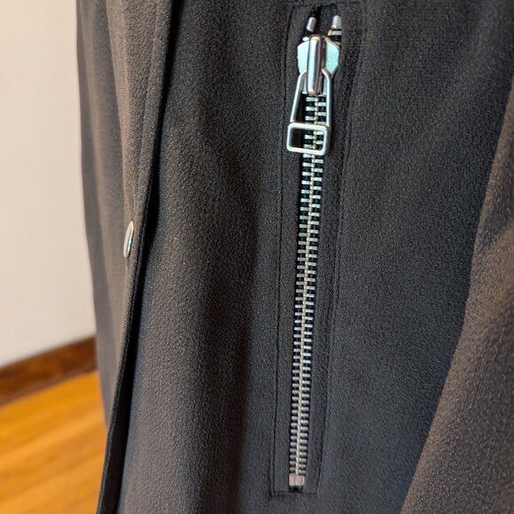 Wilfred Aritzia Mayet Blazer Moto Jacket Olive Drab size Small - Picture 12 of 15